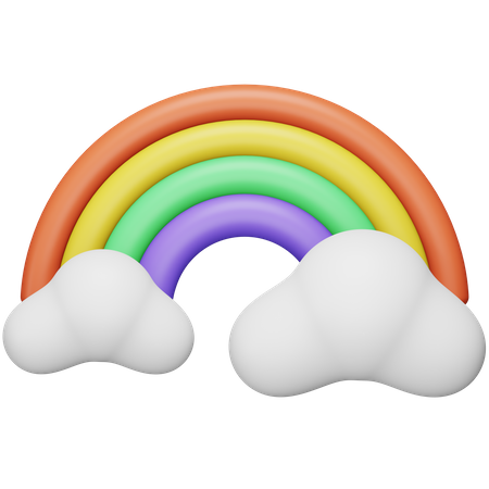 Rainbow  3D Icon