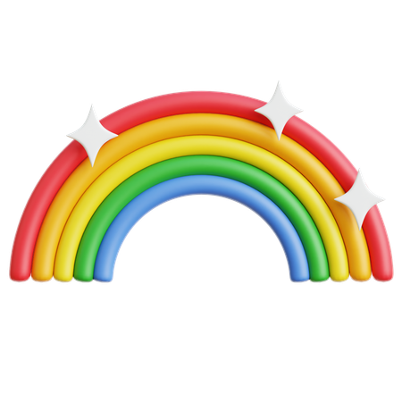 Rainbow  3D Icon