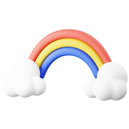 Rainbow  3D Icon