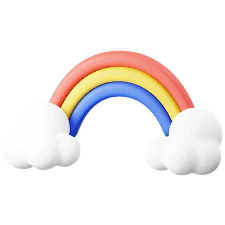 Rainbow  3D Icon