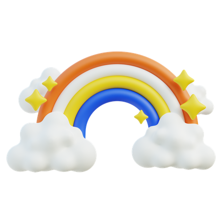 Rainbow  3D Icon