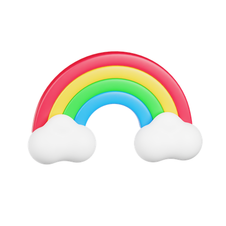 Rainbow  3D Icon
