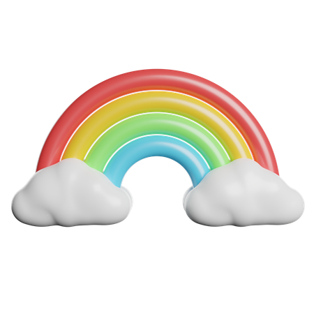 Rainbow  3D Icon