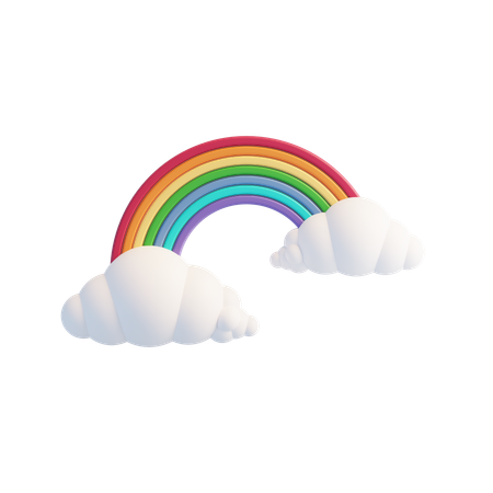 Rainbow  3D Icon
