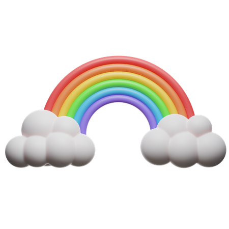 Rainbow  3D Icon