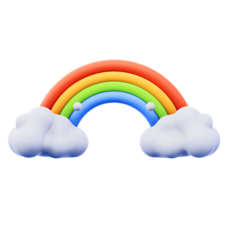 Rainbow  3D Icon