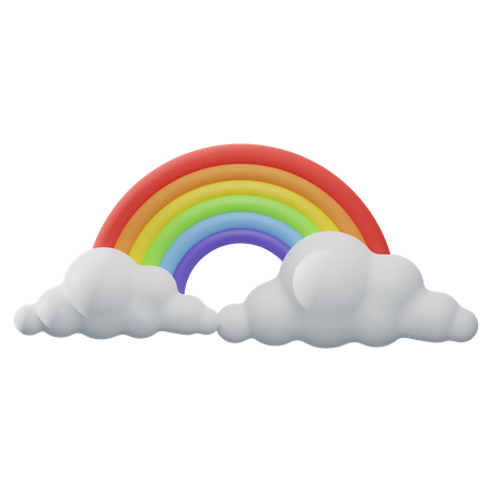 Rainbow  3D Icon