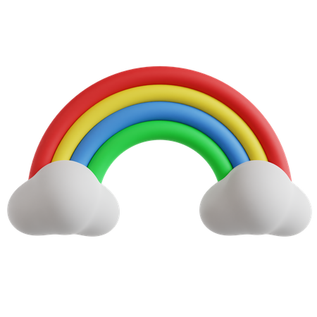 Rainbow  3D Icon