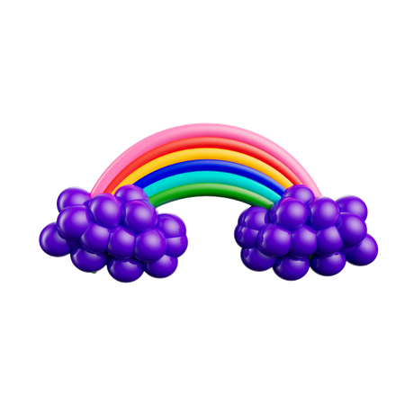 Rainbow  3D Icon