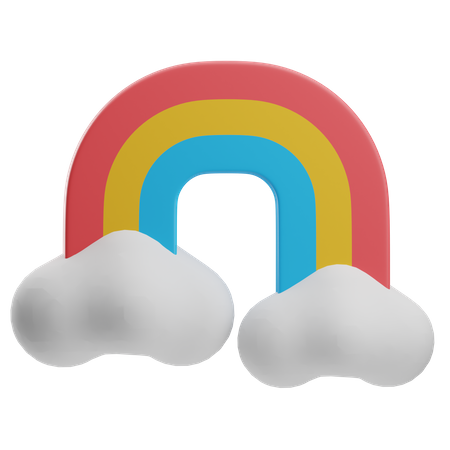 Rainbow  3D Icon