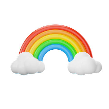 Rainbow  3D Icon