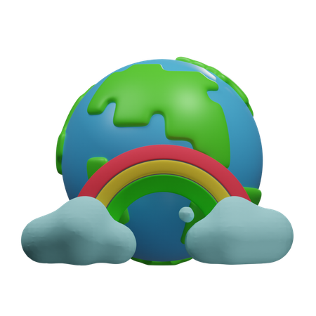 Rainbow  3D Icon