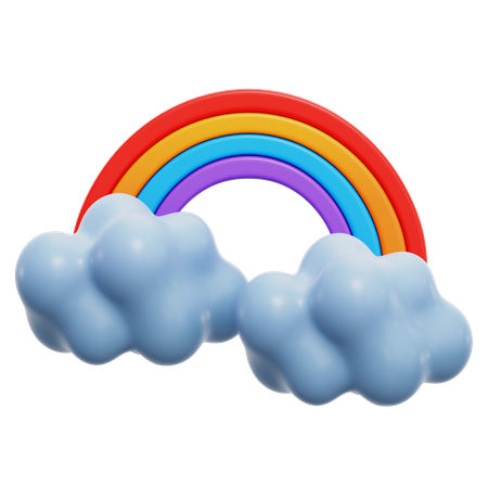 Rainbow  3D Icon