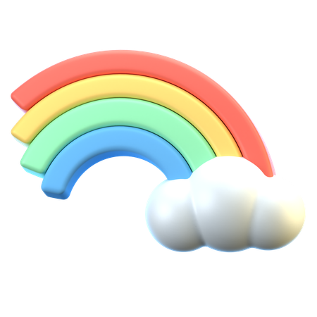 Rainbow  3D Icon