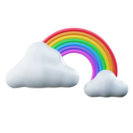 Rainbow  3D Icon