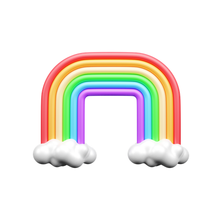 Rainbow  3D Icon
