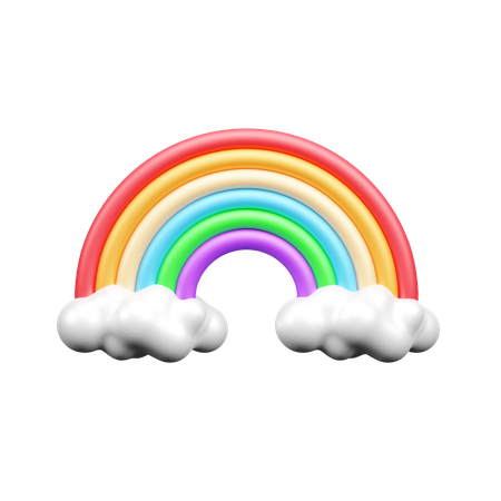 Rainbow  3D Icon