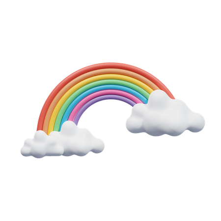 Rainbow  3D Icon