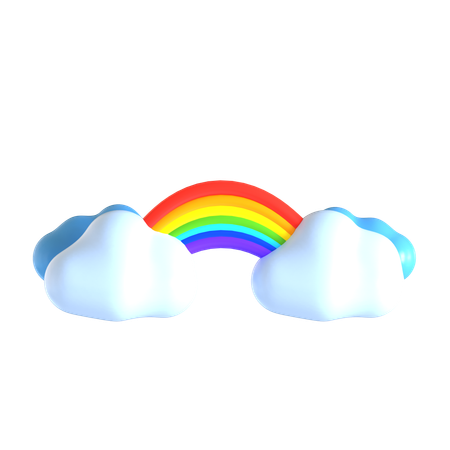 Rainbow  3D Icon