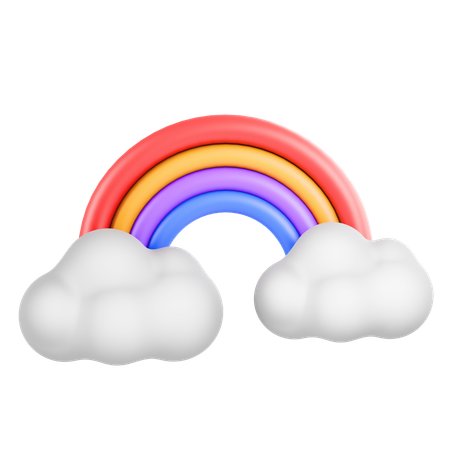 Rainbow  3D Icon