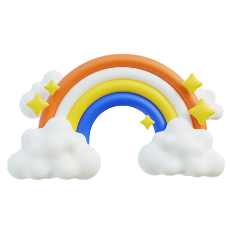Rainbow  3D Icon