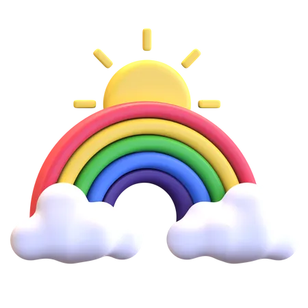 Rainbow  3D Illustration