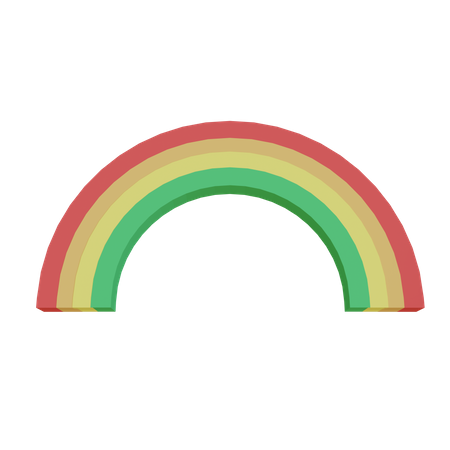 Rainbow  3D Illustration