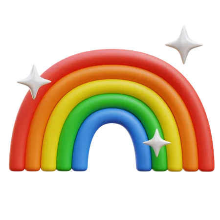 Rainbow  3D Illustration