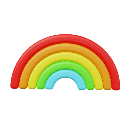 Rainbow  3D Illustration