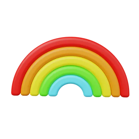 Rainbow  3D Illustration