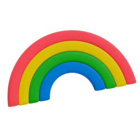 Rainbow  3D Illustration