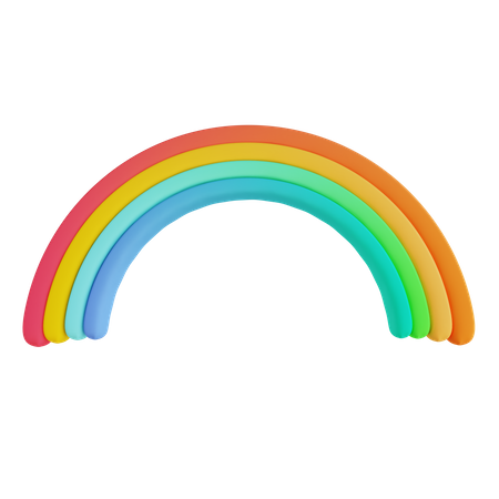 Rainbow  3D Illustration