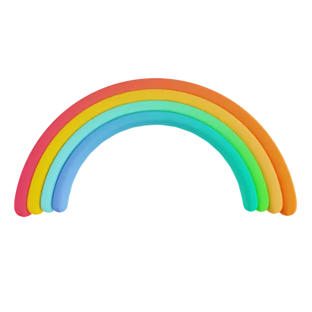 Rainbow  3D Illustration