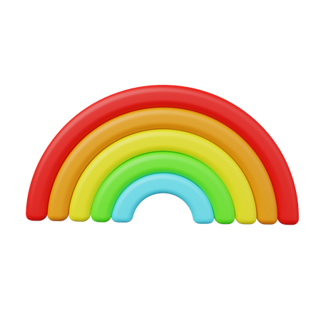 Rainbow 3D Illustration