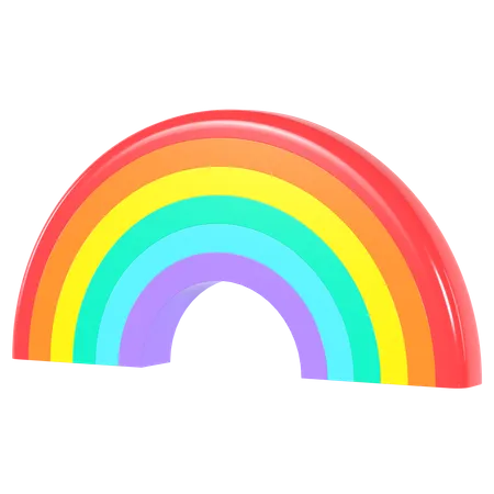 Rainbow  3D Illustration
