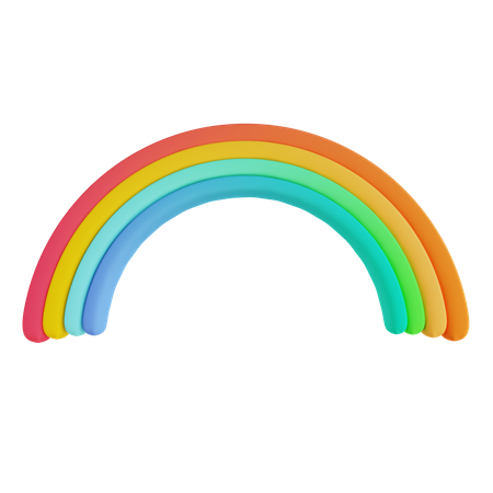 Rainbow 3D Illustration