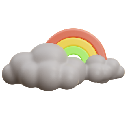 Rainbow Weather  3D Icon