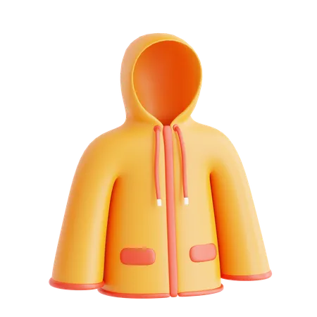 Raincoat  3D Icon