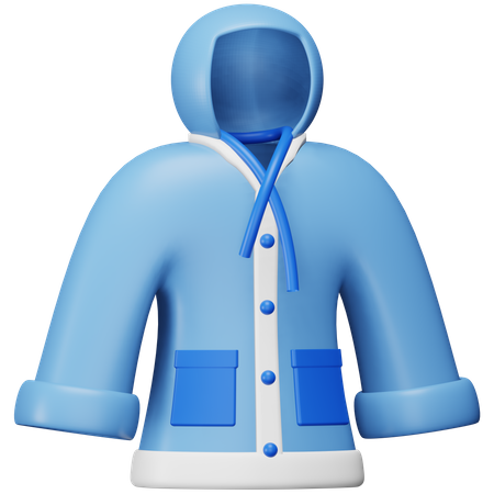 Raincoat  3D Icon