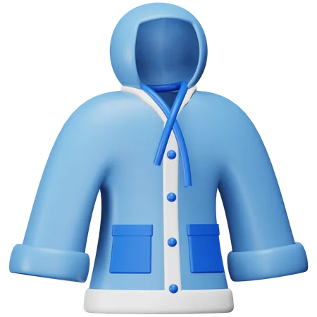 Raincoat  3D Icon