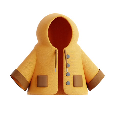 Raincoat  3D Icon