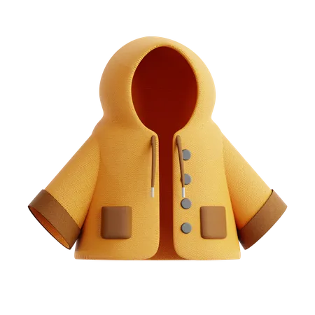 Raincoat  3D Icon