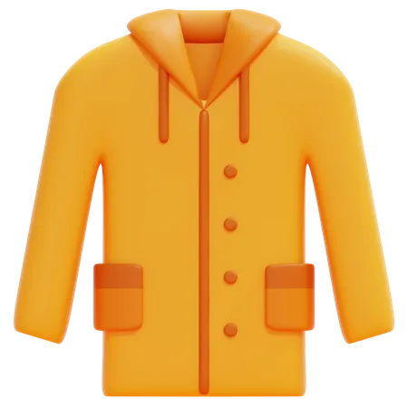 Raincoat  3D Icon