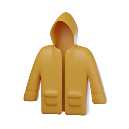 Raincoat  3D Icon