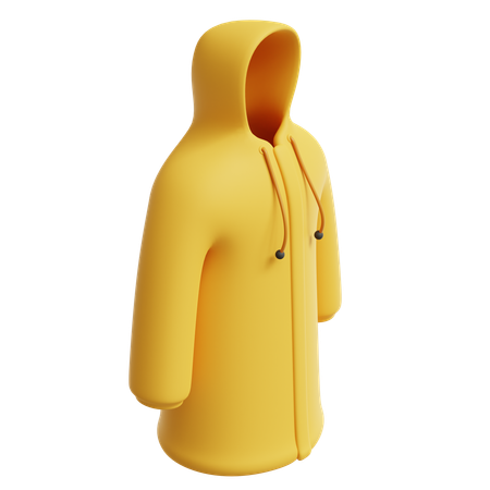 Raincoat  3D Icon