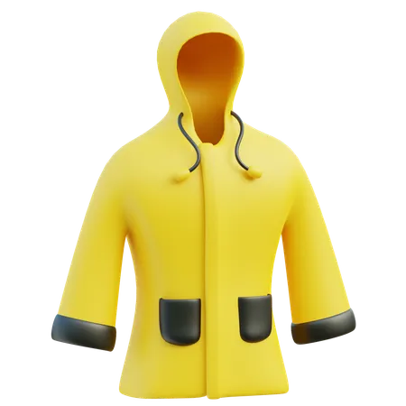 Raincoat  3D Icon