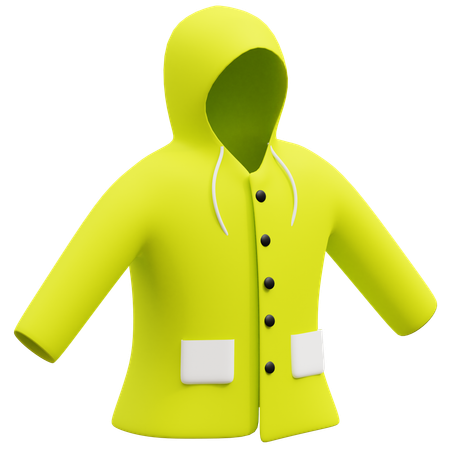 Raincoat  3D Icon