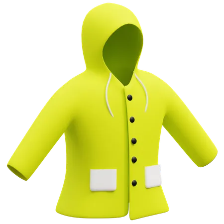 Raincoat  3D Icon