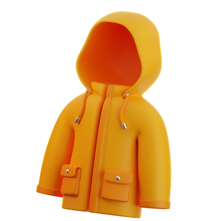 Raincoat  3D Icon