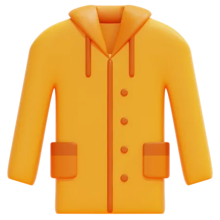Raincoat 3D Icon